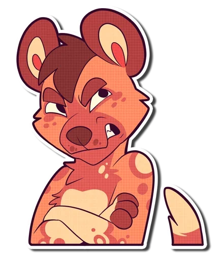 Эмодзи Cinnamon Wild Dog