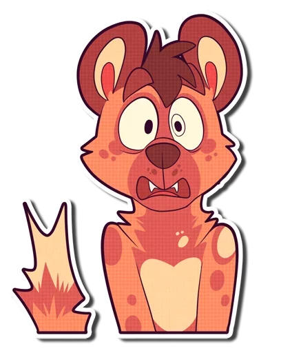 Эмодзи Cinnamon Wild Dog