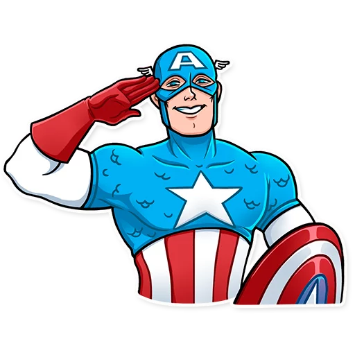 Эмодзи Captain America