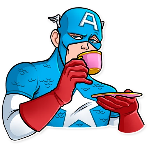 Эмодзи Captain America