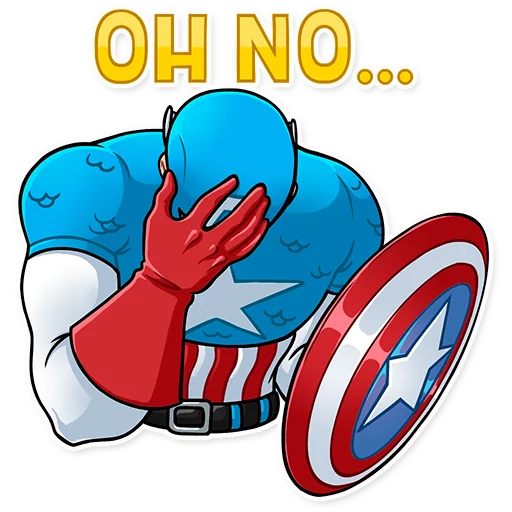 Эмодзи Captain America