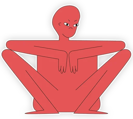 Эмодзи Colourful man