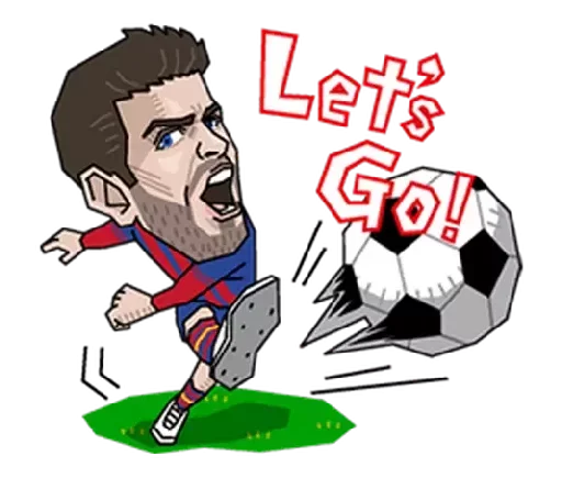 Эмодзи Come on Barca