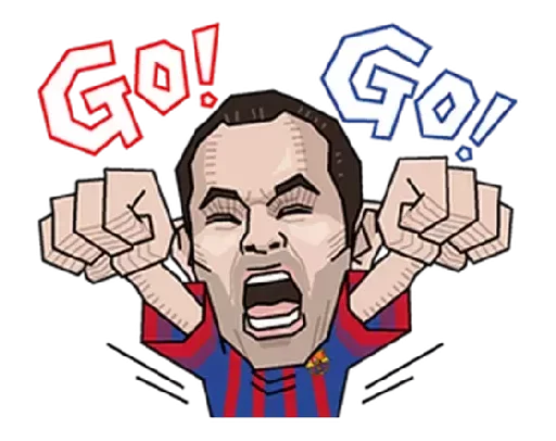 Эмодзи Come on Barca