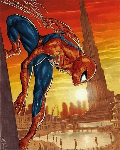 Эмодзи Spiderman Comics