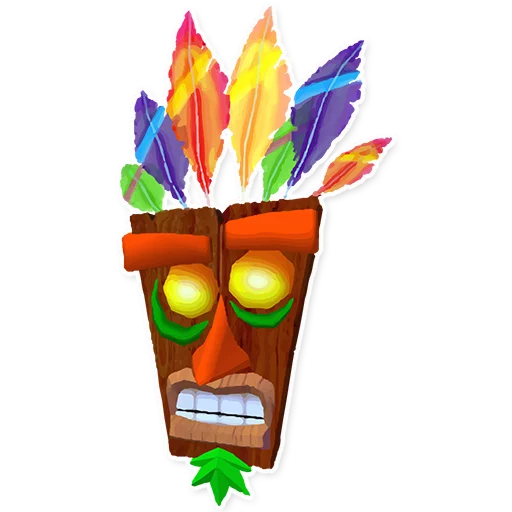 Эмодзи Crash Bandicoot