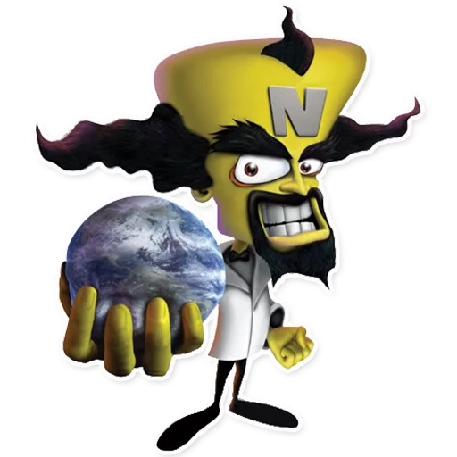 Эмодзи Crash Bandicoot