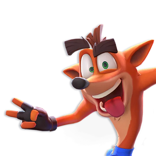 Эмодзи Crash Bandicoot