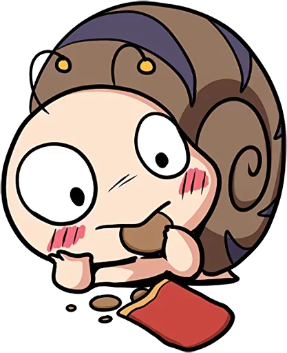 Эмодзи Crazy Snail