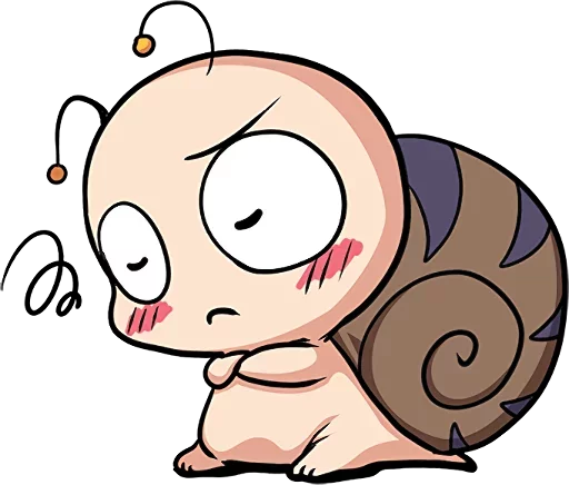 Эмодзи Crazy Snail