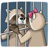 Эмодзи Criminal Raccoon