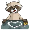 Эмодзи Criminal Raccoon