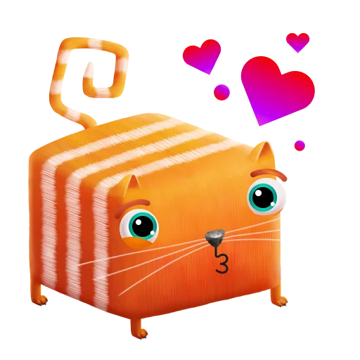 Эмодзи CubicCat / Кубокот