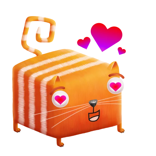 Эмодзи CubicCat / Кубокот