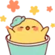 Эмодзи Cup duck's daily life
