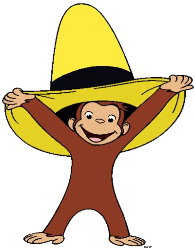 Эмодзи Curioso come George