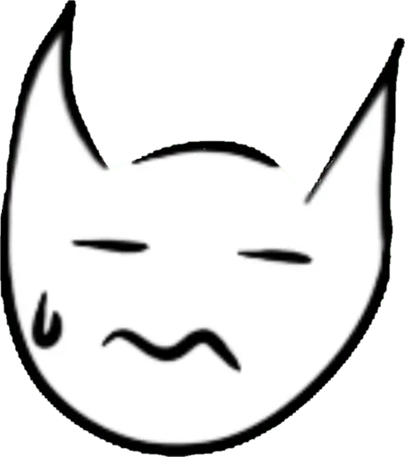 Эмодзи Cursed Cat