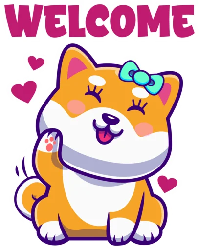 Эмодзи Cute Baby Doge