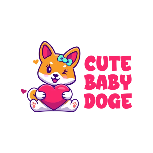 Эмодзи Cute Baby Doge