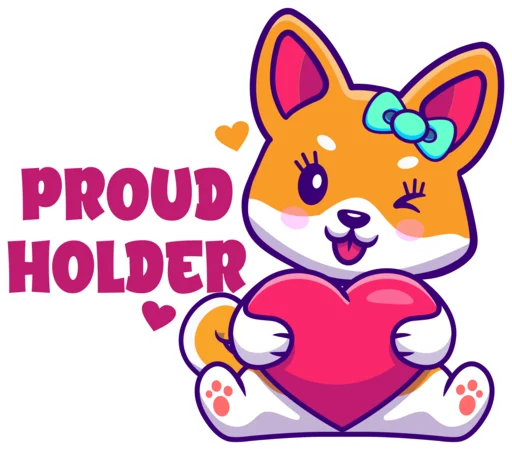 Эмодзи Cute Baby Doge