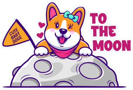 Эмодзи Cute Baby Doge