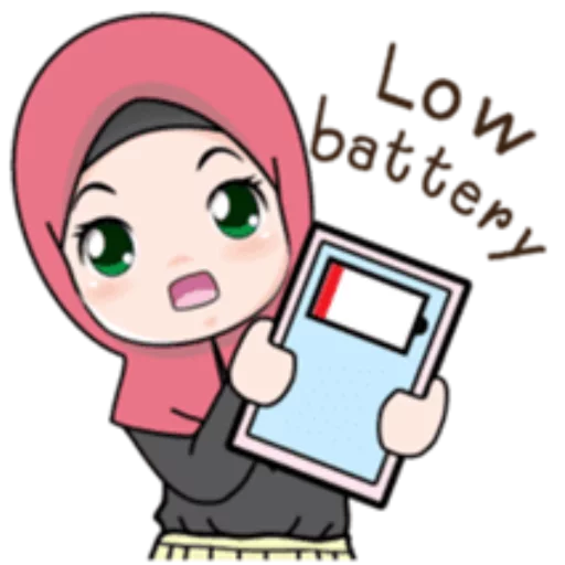 Эмодзи Cute Hijab Girl