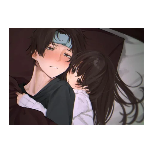 Эмодзи Cute anime love