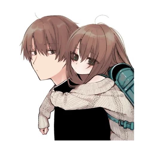 Эмодзи Cute anime love
