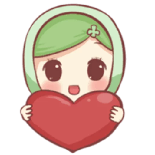 Эмодзи Cute Muslim Girl
