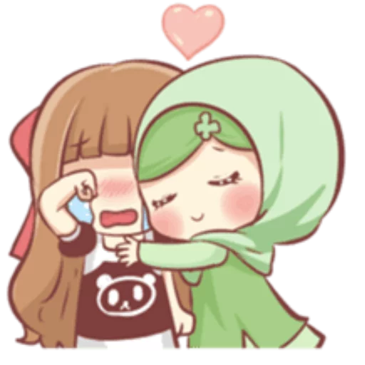 Эмодзи Cute Muslim Girl