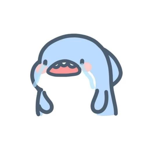 Эмодзи cute shark