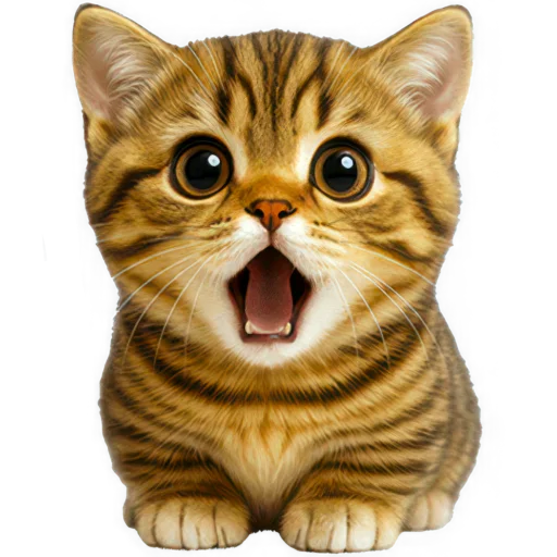 Эмодзи Пухленький котенок