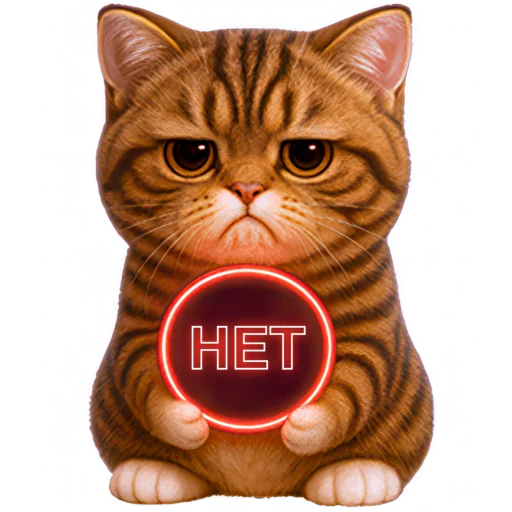 Эмодзи Пухленький котенок