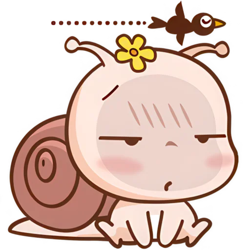 Эмодзи Малыш Улиточка