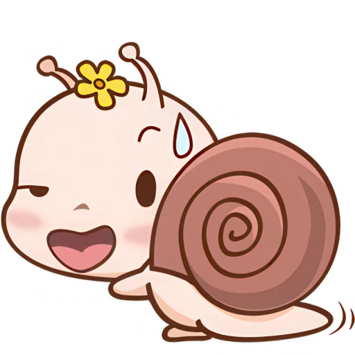 Эмодзи Малыш Улиточка