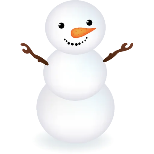 Эмодзи Cute Snowman