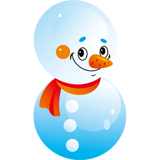Эмодзи Cute Snowman
