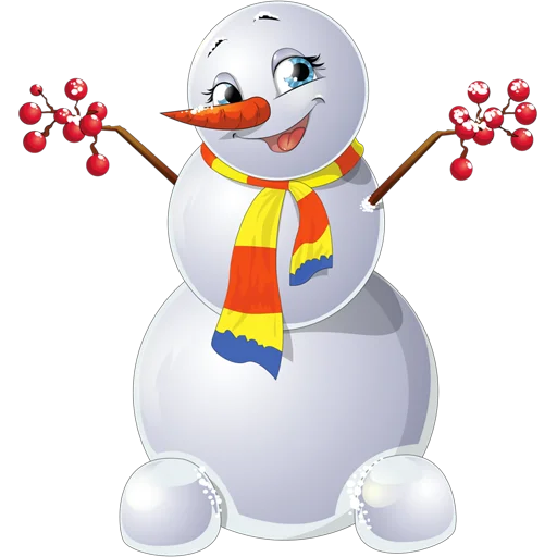 Эмодзи Cute Snowman