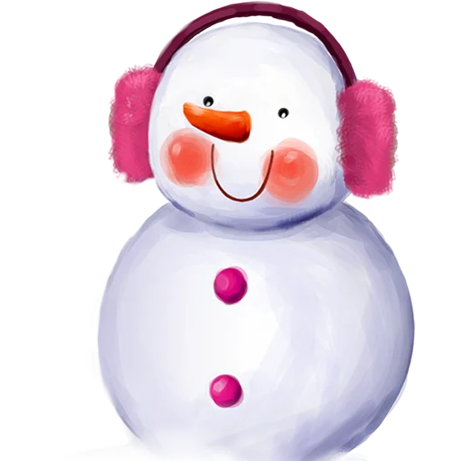 Эмодзи Cute Snowman