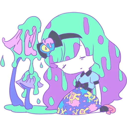 Эмодзи Cute Small Girl