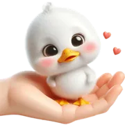 Эмодзи Милая утка