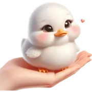 Эмодзи Милая утка