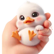 Эмодзи Милая утка