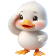 Эмодзи Милая утка