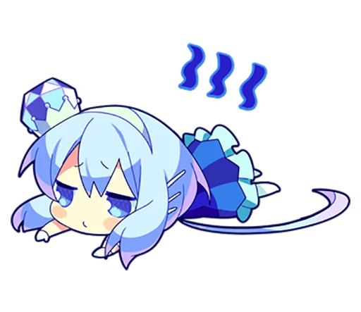 Эмодзи Cutie Chibi Aoki Lapis & Merli