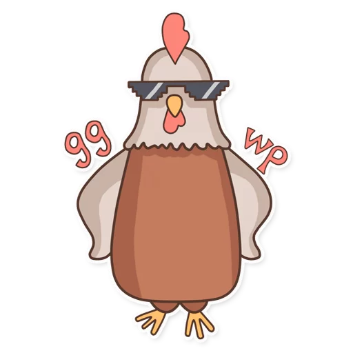 Эмодзи CyberChicken