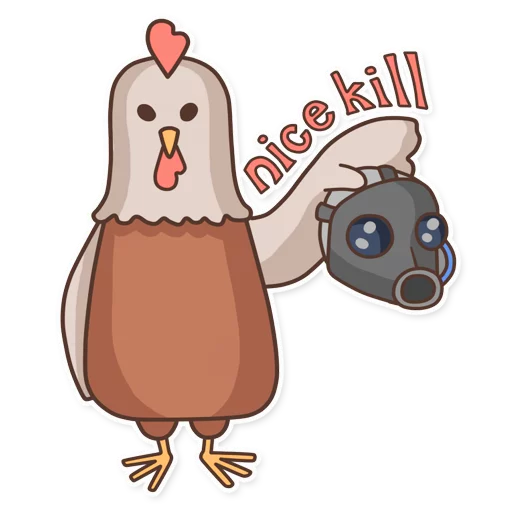 Эмодзи CyberChicken