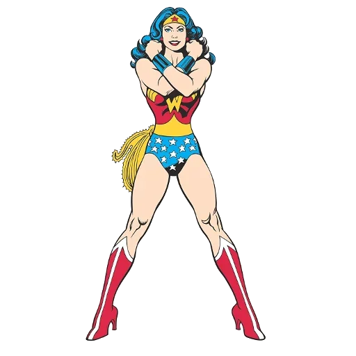 Эмодзи DC comics Wonder Wom