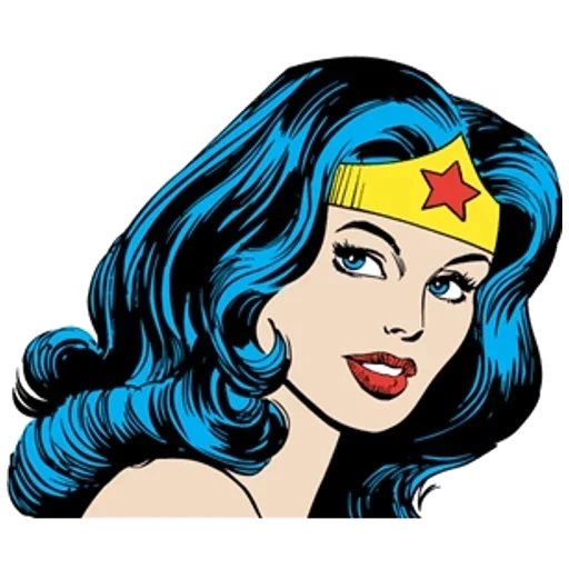 Эмодзи DC comics Wonder Wom