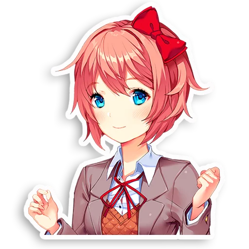 Эмодзи DDLC Sayori